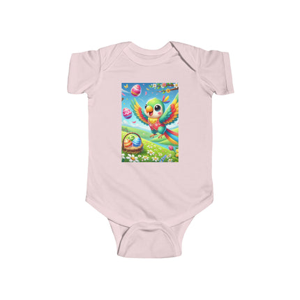 Easter Parrot Infant Fine Jersey Bodysuit