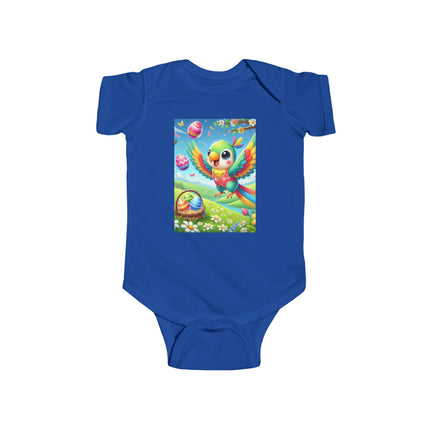 Easter Parrot Infant Fine Jersey Bodysuit