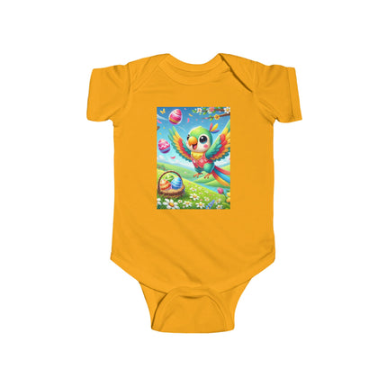 Easter Parrot Infant Fine Jersey Bodysuit