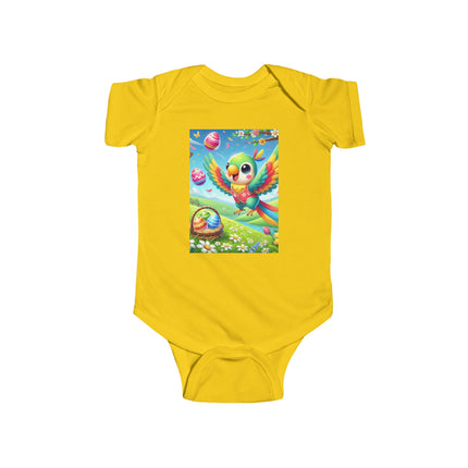 Easter Parrot Infant Fine Jersey Bodysuit