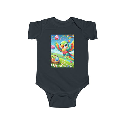 Easter Parrot Infant Fine Jersey Bodysuit