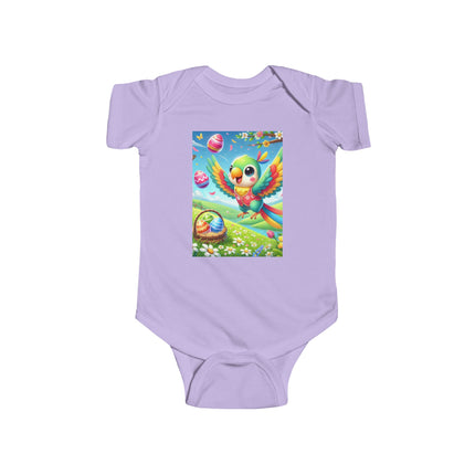 Easter Parrot Infant Fine Jersey Bodysuit