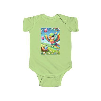 Easter Parrot Infant Fine Jersey Bodysuit