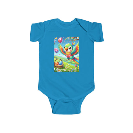 Easter Parrot Infant Fine Jersey Bodysuit