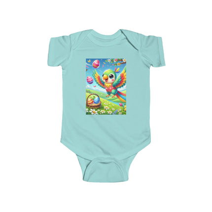 Easter Parrot Infant Fine Jersey Bodysuit