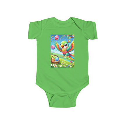 Easter Parrot Infant Fine Jersey Bodysuit