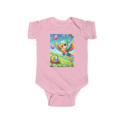 Easter Parrot Infant Fine Jersey Bodysuit