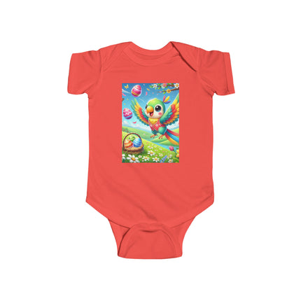 Easter Parrot Infant Fine Jersey Bodysuit