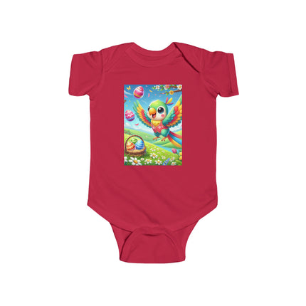 Easter Parrot Infant Fine Jersey Bodysuit