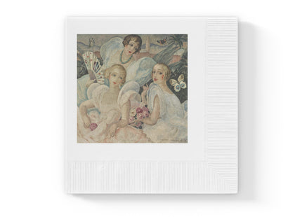 Les Femmes Fatales by Gerda White Coined Napkins