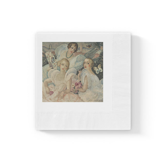 Les Femmes Fatales by Gerda White Coined Napkins