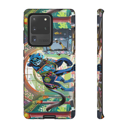 Cyber Panther's Hunt Phone Cases