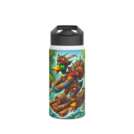 The Daring Drake Stainless Steel Water Bottle, Standard Lid