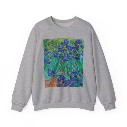 Irises by Vincent Van Gogh Heavy Blend™ Crewneck Sweatshirt