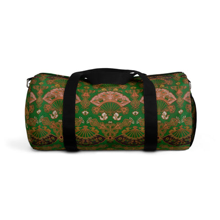 Japanese Fan Pattern IV by G.A. Audsley Duffle Bag