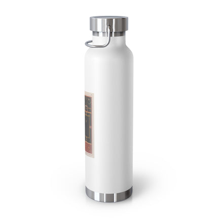 Pompeii Walls Pl.04 by Victor Steeger Copper Vacuum Insulated Bottle, 22oz