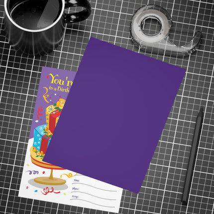 Celebration in Full Bloom Party Invitation! Bundles of 10, 30, 50 Pieces Available (envelopes included)