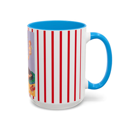 Art Deco Christmas Colorful Mugs (11oz, 15oz)