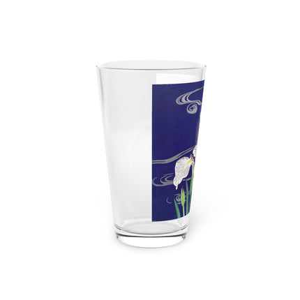 Irises by Kogyo Tsukioka Glass, 16oz