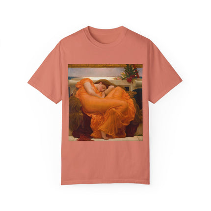 Flaming June by Frederic Leighton Unisex Garment-Dyed T-shirt