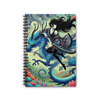Mystic Guardian of the Sky Spiral Notebook - Ruled Line