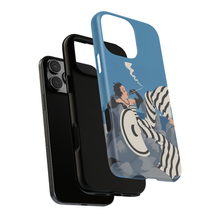 Art Deco Smoker Phone Case – Glamorous Lounging & Timeless Allure