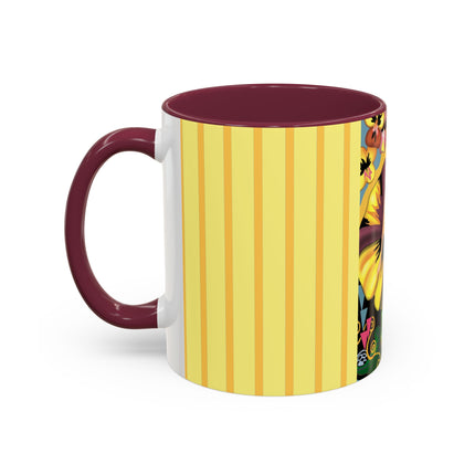 Enchanted Pansy Elegance Colorful Mugs (11oz, 15oz)