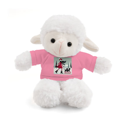 Red Sled & Curious Cats Stuffed Animals with Tee