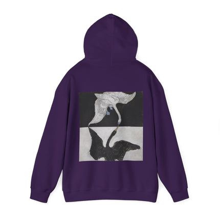 The Swan by Hilma af Klint Heavy Blend™ Hooded Sweatshirt
