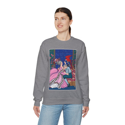 The Jealous Parrot by George Barbier Heavy Blend™ Crewneck Sweatshirt