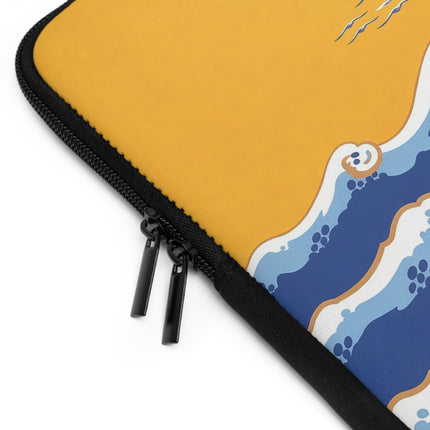 Golden Seas and Whimsical Dreams Laptop Sleeve
