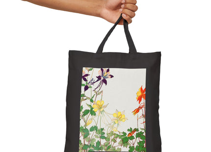 Aquilegia Flower by Tanigami Kônan Cotton Canvas Tote Bag
