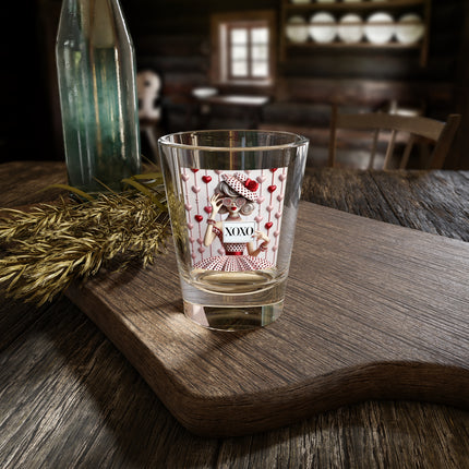 Fashionably Yours, XOXO Shot Glass, 1.5oz