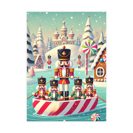 Nutcracker Candy-Striped Adventure Postcard Bundles (envelopes included)