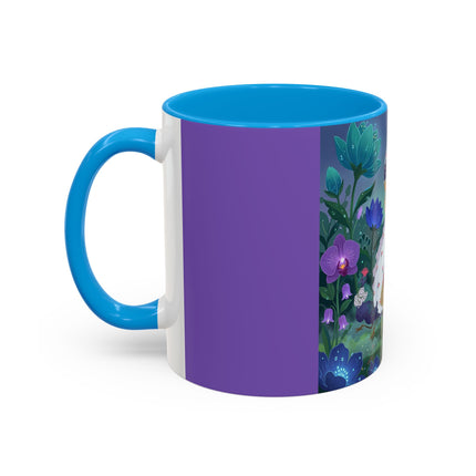 The Ladies Of The Moonlit Garden Colorful Mugs – Art Deco Floral Elegance
