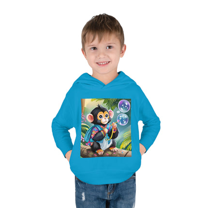 Bubble Magic in the Jungle Toddler Pullover Fleece Hoodie