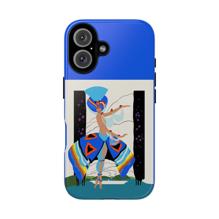 Exotic Dancer Phone Case – Vibrant Performance & Art Deco Flair