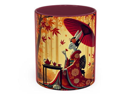 Theatrical Harvest Rabbit Colorful Mugs (11oz, 15oz)