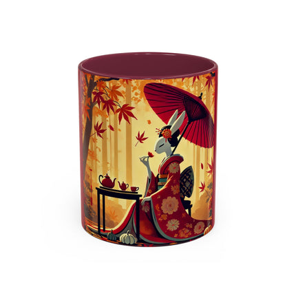 Theatrical Harvest Rabbit Colorful Mugs (11oz, 15oz)