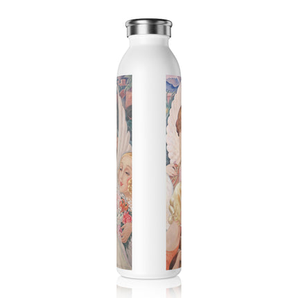 Madonna with Child Surrounded by Musical Angels by Gerda Wegener Slim Water Bottle
