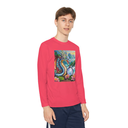 Wisdom's Guardian Youth Long Sleeve Competitor Tee – Dragon Magic & Ancient Wisdom