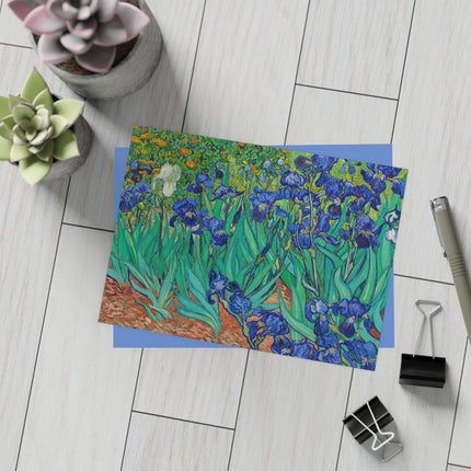 Irises by Vincent Van Gogh Postcards (envelopes included) - Bundles of 10, 30, 50 Pieces