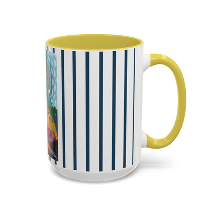 Art Deco Christmas Elegance Colorful Mugs (11oz, 15oz)