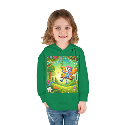 Robot Fairy Toddler Pullover Fleece Hoodie