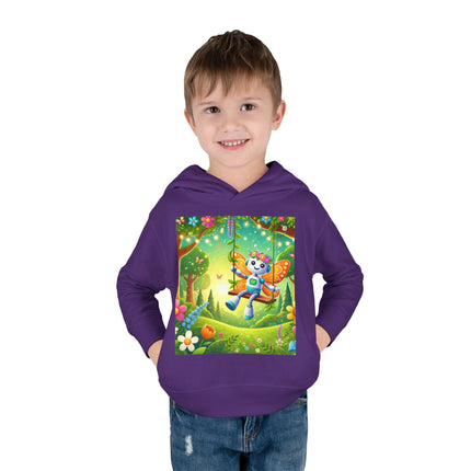 Robot Fairy Toddler Pullover Fleece Hoodie