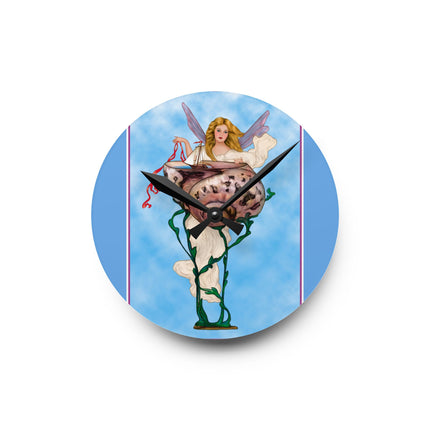 Enchanting Serenity Acrylic Wall Clock
