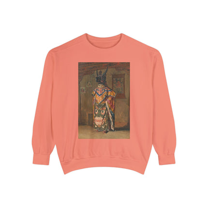 A Buddhist Lama by Vasily Vereshchagin Garment-Dyed Sweatshirt