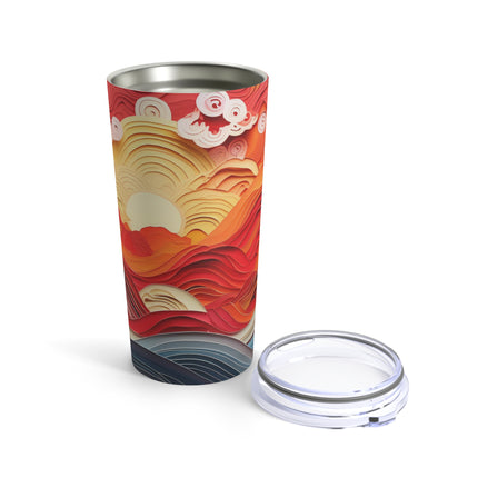 Vibrant Sunrise Sky Tumbler 20oz