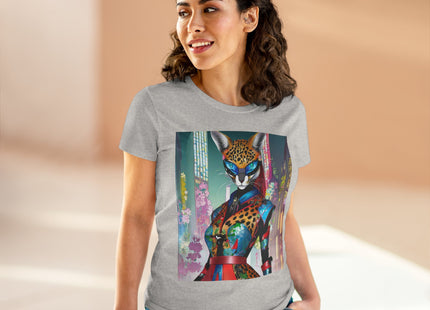 Cyber Cat Glamour Cotton Tee