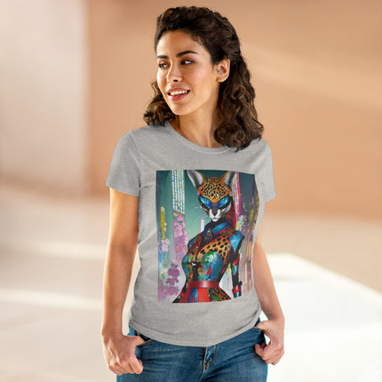 Cyber Cat Glamour Cotton Tee